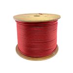 Picture of 1000ft Non-Terminated Red Cat6A UTP Plenum-Rated Solid Copper Patch Cable