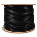 Picture of 1000ft Non-Terminated Black Cat6 UTP Outdoor Rated Copper Patch Cable