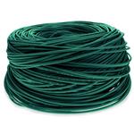 Picture of 1000ft Non-Terminated Cat6 Shielded Straight Green STP Copper PVC Patch Cable