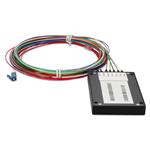 Picture of 4 Channel DWDM Mux Demux Splice Cartridge, Channels 20-23, with Monitor port and Express port