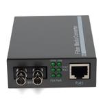 Picture of 10/100/1000Base-TX(RJ-45) to 1000Base-MX(ST) MMF 1310nm 2km Media Converter