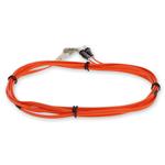 Picture of 1m FC (Male) to LC (Male) OM1 Straight Orange Duplex Fiber OFNR (Riser-Rated) Patch Cable