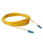 Picture of 50cm LC (Male) to LC (Male) OS2 Straight Yellow Simplex Fiber LSZH Patch Cable