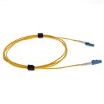 Picture of 50cm LC (Male) to LC (Male) OS2 Straight Yellow Simplex Fiber OFNR (Riser-Rated) Patch Cable