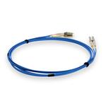Picture of 10m LC (Male) to LC (Male) Blue OM2 Duplex Fiber OFNR (Riser-Rated) Patch Cable