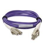 Picture of 10m LC (Male) to LC (Male) OM1 Straight Purple Duplex Fiber OFNR (Riser-Rated) Patch Cable