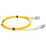 Picture of 10m LC (Male) to LC (Male) Yellow OM1 Duplex Fiber OFNR (Riser-Rated) Patch Cable