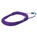 Picture of 10m LC (Male) to LC (Male) Purple OS2 Duplex Fiber OFNR (Riser-Rated) Patch Cable