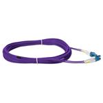 Picture of 10m LC (Male) to LC (Male) Purple OS2 Duplex Fiber OFNR (Riser-Rated) Patch Cable