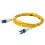Picture of 10m LC (Male) to LC (Male) OS2 Straight Yellow Duplex Fiber LSZH Patch Cable
