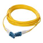 Picture of 10m LC (Male) to LC (Male) OS2 Straight Yellow Duplex Fiber OFNR (Riser-Rated) Patch Cable
