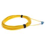 Picture of 12.5m LC (Male) to LC (Male) OS2 Straight Yellow Duplex Fiber OFNR (Riser-Rated) Patch Cable