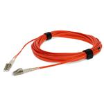 Picture of 15m LC (Male) to LC (Male) Straight Orange OM2 Duplex Fiber OFNR (Riser-Rated) Patch Cable