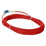 Picture of 1m LC (Male) to LC (Male) Red OS2 Duplex Fiber OFNR (Riser-Rated) Patch Cable