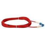 Picture of 1m LC (Male) to LC (Male) Red OS2 Duplex Fiber OFNR (Riser-Rated) Patch Cable