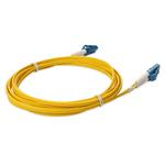 Picture of 1m LC (Male) to LC (Male) Straight Yellow OS2 Duplex Fiber LSZH Patch Cable