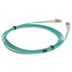 Picture of 1m LC (Male) to LC (Male) Aqua OM3 Duplex Fiber LSZH TAA Compliant Patch Cable