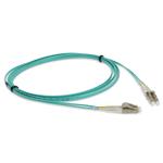 Picture of 1m LC (Male) to LC (Male) Aqua OM3 Duplex Fiber LSZH TAA Compliant Patch Cable