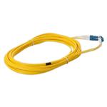 Picture of 1.5m LC (Male) to LC (Male) Yellow OS2 Duplex Fiber OFNR (Riser-Rated) Patch Cable