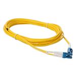 Picture of 1.5m LC (Male) to LC (Male) Yellow OS2 Duplex Fiber OFNR (Riser-Rated) Patch Cable