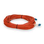 Picture of 25m LC (Male) to LC (Male) OS2 Straight Black Duplex Fiber OFNR (Riser-Rated) Patch Cable