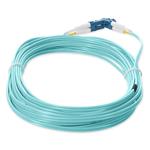 Picture of 2m LC (Male) to LC (Male) Straight Aqua OS2 Duplex Fiber OFNR (Riser-Rated) Patch Cable