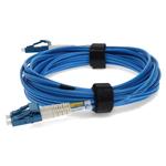 Picture of 2m LC (Male) to LC (Male) Blue OS2 Duplex Fiber OFNR (Riser-Rated) Patch Cable