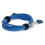 Picture of 2m LC (Male) to LC (Male) Blue OS2 Duplex Fiber OFNR (Riser-Rated) Patch Cable