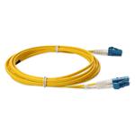 Picture of 2m LC (Male) to LC (Male) Straight Yellow OS2 Duplex Fiber LSZH Patch Cable