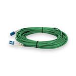 Picture of 30m LC (Male) to LC (Male) Green OS2 Duplex Fiber OFNR (Riser-Rated) Patch Cable
