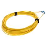 Picture of 35m LC (Male) to LC (Male) OS2 Straight Yellow Duplex Fiber OFNR (Riser-Rated) Patch Cable