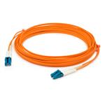 Picture of 3m LC (Male) to LC (Male) OM2 Straight Orange Duplex Fiber Plenum Patch Cable