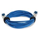 Picture of 3m LC (Male) to LC (Male) Blue OS2 Duplex Fiber OFNR (Riser-Rated) Patch Cable