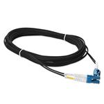 Picture of 3m LC (Male) to LC (Male) Straight Black OS2 Duplex Fiber OFNR (Riser-Rated) Patch Cable