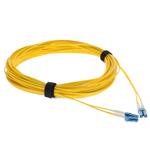 Picture of 48m LC (Male) to LC (Male) OS2 Straight Yellow Duplex Fiber OFNR (Riser-Rated) Patch Cable