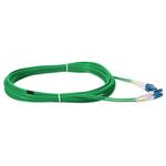 Picture of 4m LC (Male) to LC (Male) Green OS2 Duplex Fiber OFNR (Riser-Rated) Patch Cable