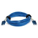 Picture of 5m LC (Male) to LC (Male) Blue OS2 Duplex Fiber OFNR (Riser-Rated) Patch Cable