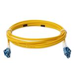 Picture of 5m LC (Male) to LC (Male) OS2 Straight Yellow Duplex Fiber LSZH Patch Cable