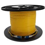Picture of 61m LC (Male) to LC (Male) OS2 Straight Yellow Duplex Fiber OFNR (Riser-Rated) Patch Cable