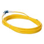 Picture of 6m LC (Male) to LC (Male) OS2 Straight Yellow Duplex Fiber OFNR (Riser-Rated) Patch Cable