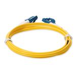 Picture of 7m LC (Male) to LC (Male) OS2 Straight Yellow Duplex Fiber Plenum Patch Cable
