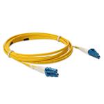 Picture of 9m LC (Male) to LC (Male) OS2 Straight Yellow Duplex Fiber LSZH Patch Cable