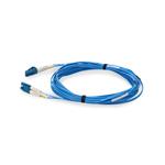 Picture of 2m LC (Male) to LC (Male) Yellow OS2 Duplex Fiber OFNR (Riser-Rated) Microboot Patch Cable with 1.6mm OD Jacket
