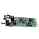 Picture of 10/100Base-TX(RJ-45) to 100Base-LX(SC) SMF 1310nm 20km Media Converter Card for our rack or Standalone Systems