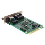 Picture of 10/100Base-TX(RJ-45) to 100Base-LX(SC) SMF 1310nm 20km Media Converter Card for our rack or Standalone Systems