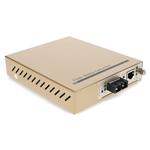 Picture of 10/100/1000Base-TX(RJ-45) to 1000Base-SX(SC) MMF 850nm 550m Managed Media Converter