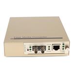 Picture of 10/100/1000Base-TX(RJ-45) to 1000Base-SX(ST) MMF 850nm 550m Managed Media Converter