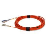 Picture of 20m LC (Male) to SC (Male) Orange OM1 & OS1 Duplex Fiber Mode Conditioning Cable