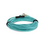 Picture of 20m MPO (Female) to 8xLC (Male) 8-Strand Aqua OM3 Fiber Fanout Cable