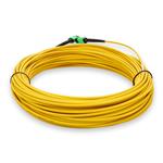 Picture of 20m MPO (Female) to MPO (Female) OS2 12-strand Straight Yellow Fiber LSZH Patch Cable